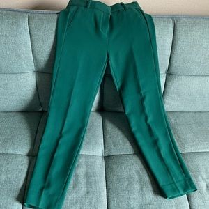 J Crew Cameron slim crop pant in four-season stretch - Green 00